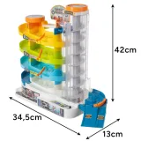 zestaw parkingowy z sześcioma różnymi samochodami
