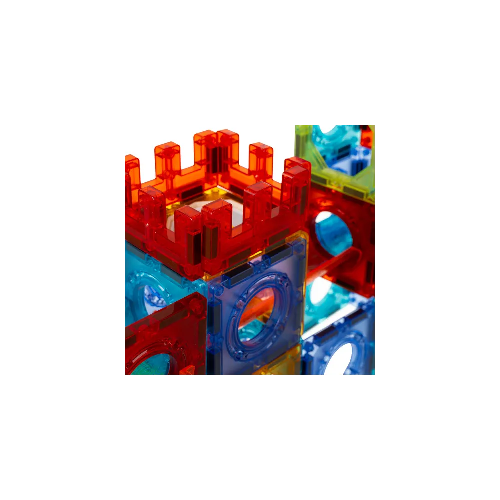 Detal złączenia klocków magnetycznych w konstrukcji 3D