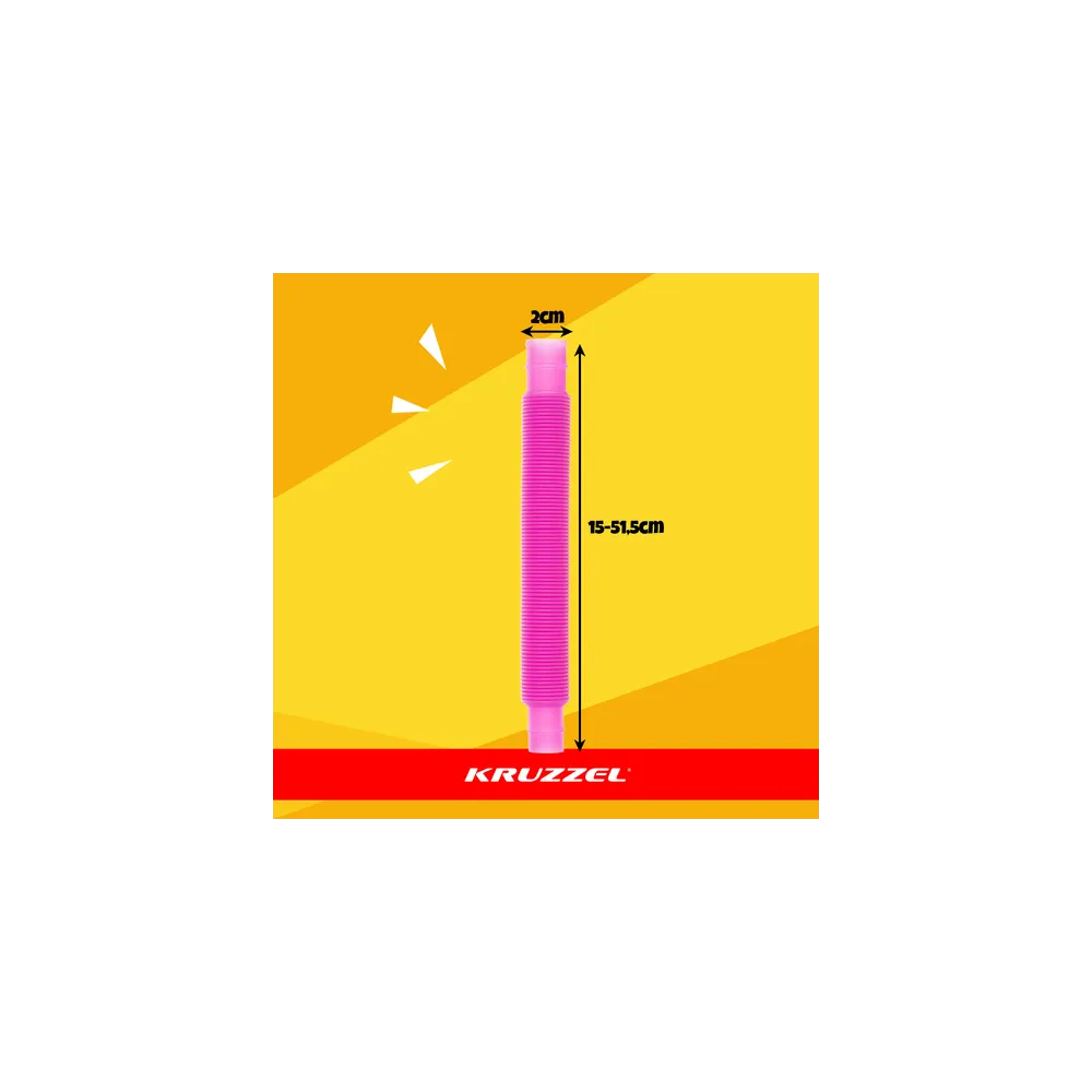 Zestaw elastycznych tub sensorycznych w różnych barwach