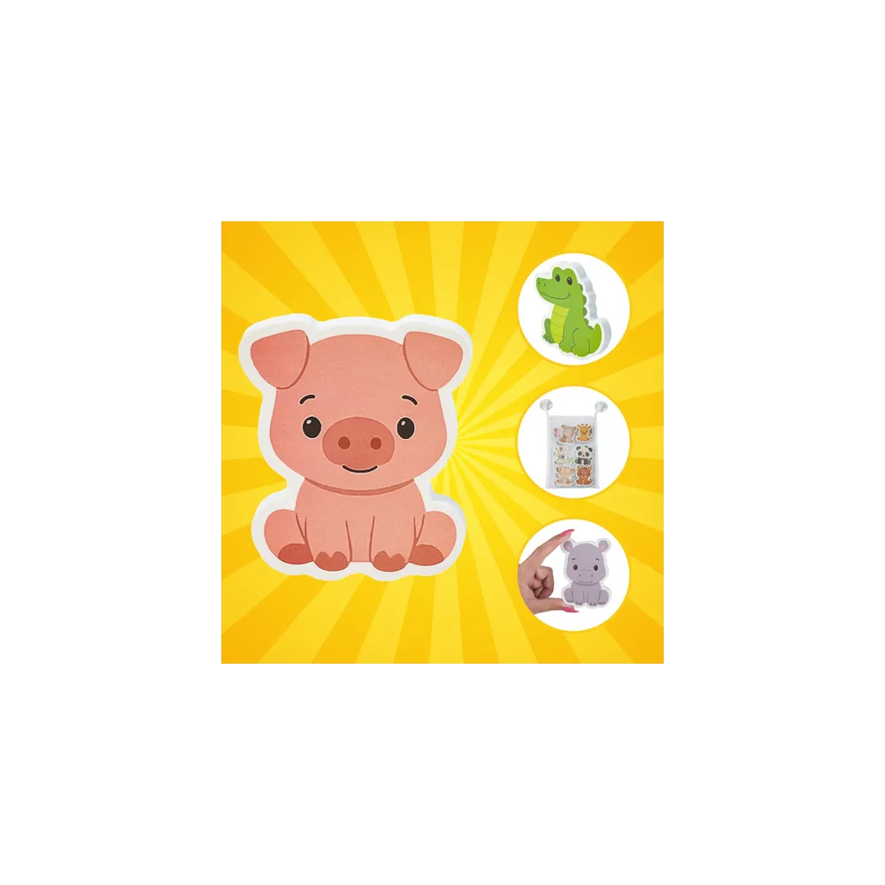 piankowe naklejki prezentujące różne gatunki zwierząt