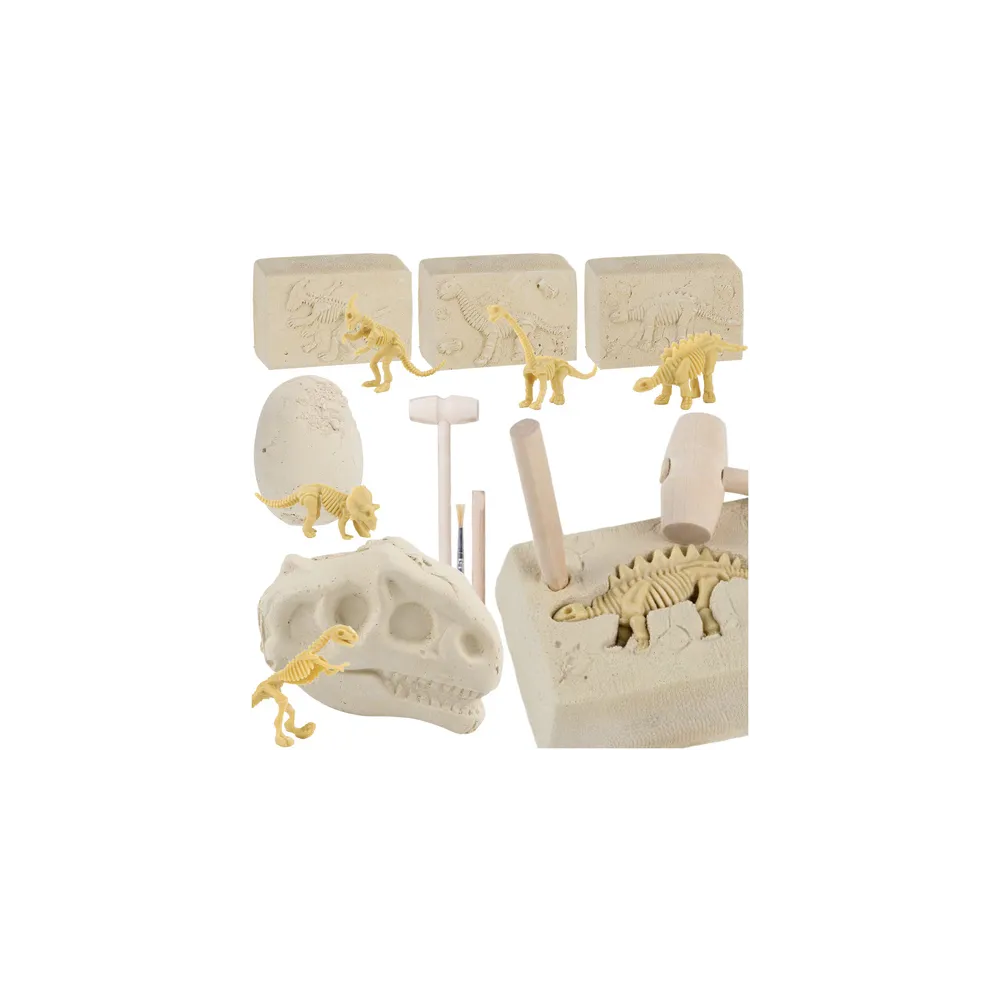 zestaw wykopaliska dinozaurów kruzzel 26771 w kolorowym opakowaniu