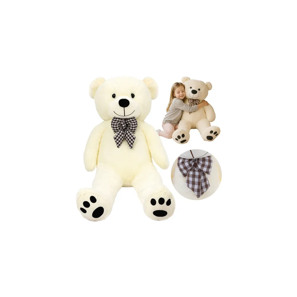 duży miś pluszowy kruzzel 140 cm siedzący na jasnym tle