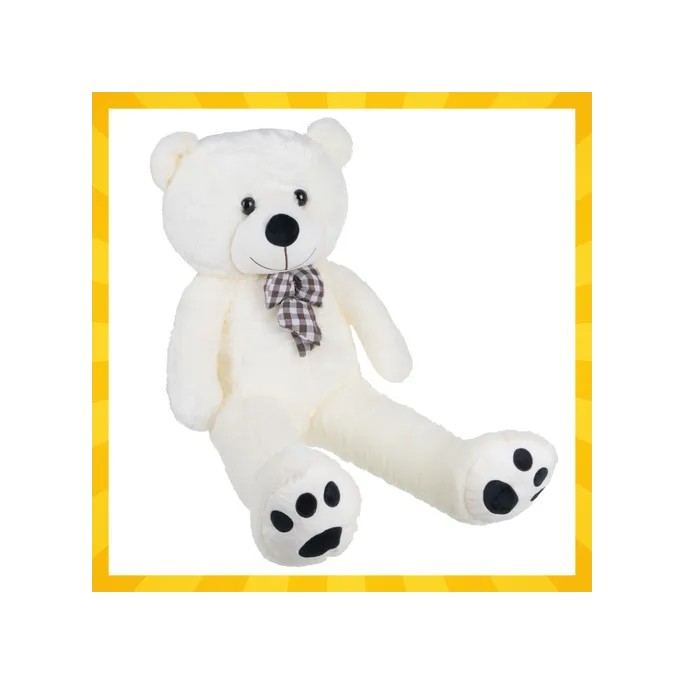 błyszczące oczka oraz szczegóły twarzy misia pluszowego kruzzel 140 cm