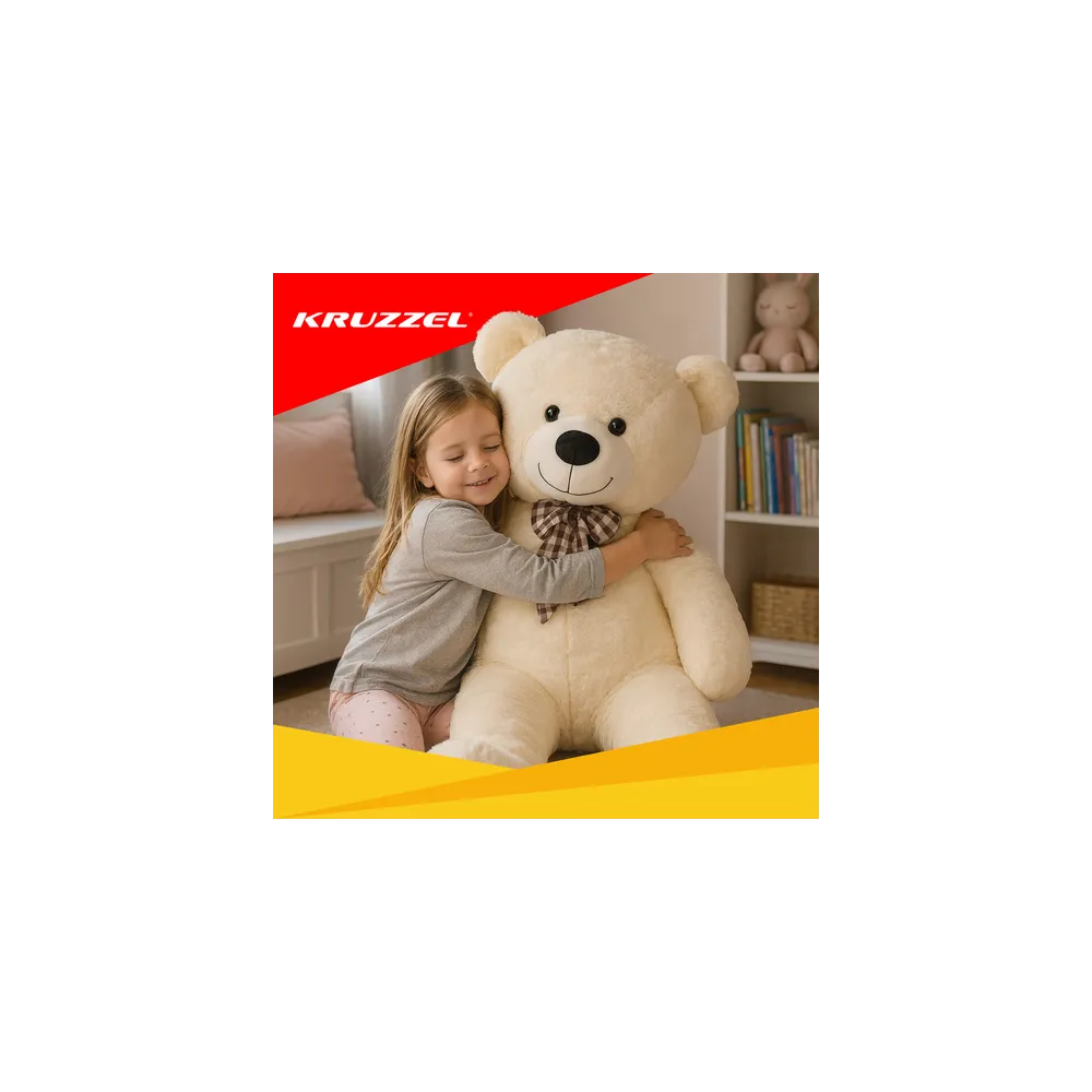 miś pluszowy kruzzel 140 cm jako element dekoracji dziecięcego pokoju