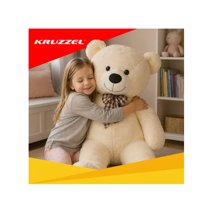 miś pluszowy kruzzel 140 cm jako element dekoracji dziecięcego pokoju