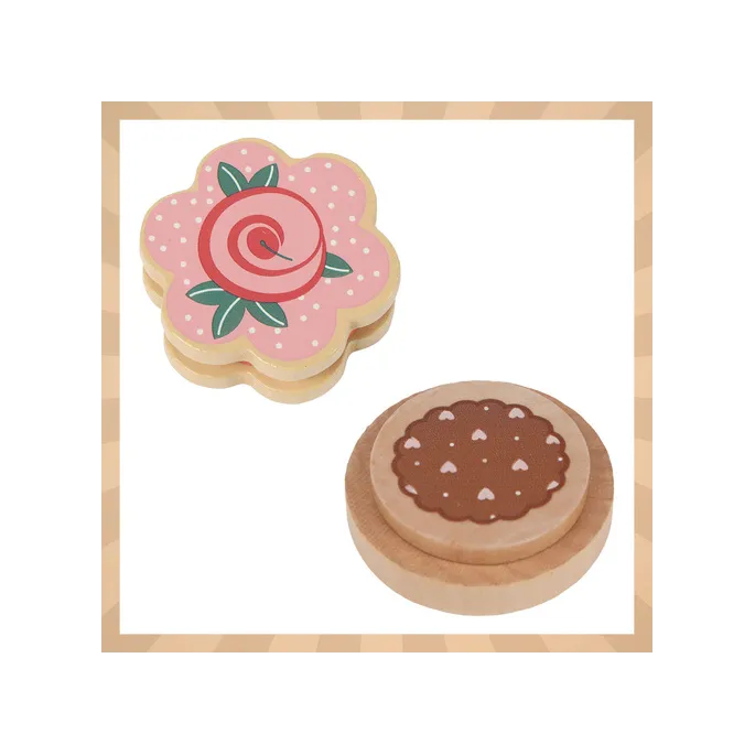 małe ciastka i babeczki z bezpiecznych materiałów