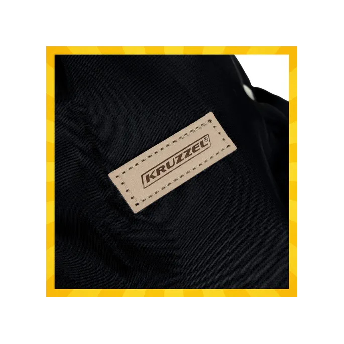 Mufki Kruzzel z widocznym zapięciem na napy do łatwego montażu