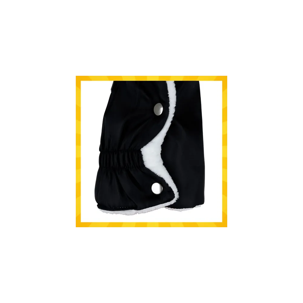 Uchwycenie mufek z obu stron prezentujących uniwersalny design