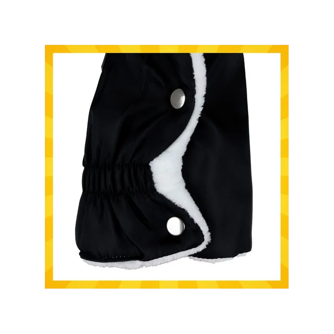 Uchwycenie mufek z obu stron prezentujących uniwersalny design