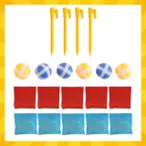 Gra Rzut piłeczką Kruzzel 26751 podczas rodzinnej zabawy w ogrodzie