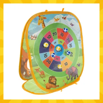 Rzut piłeczką Kruzzel 26751 – prezentacja tarczy do kółko-krzyżyk