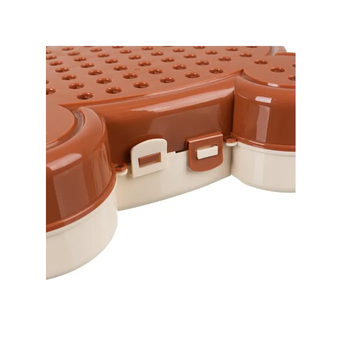 elektryczna wkrętarka dwukierunkowa oraz końcówki na tle klocków