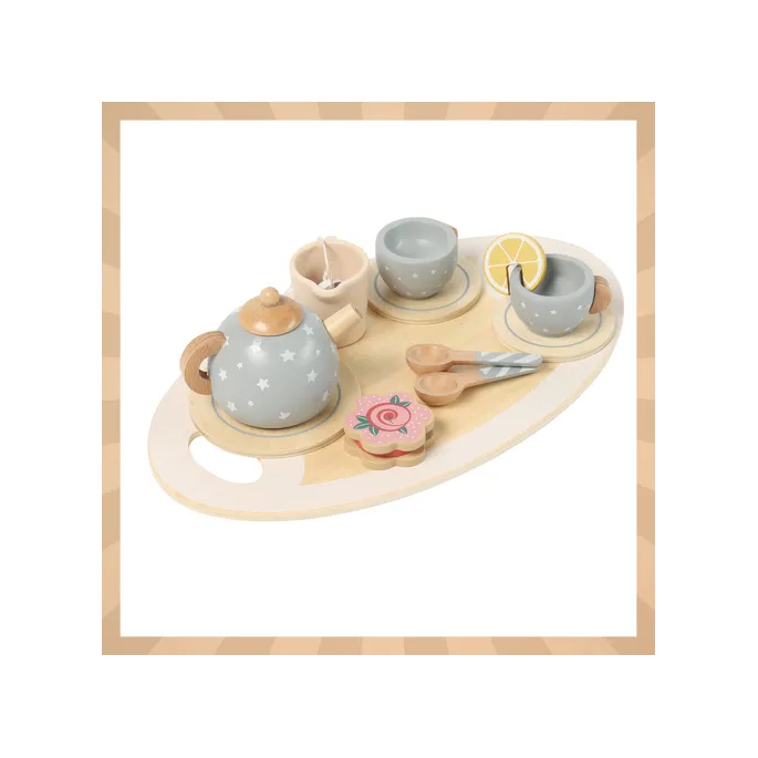 kreatywny zestaw do zabawy filiżankami i spodkami