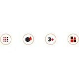 wszystkie elementy zestawu do herbaty dla dzieci ułożone na tacy