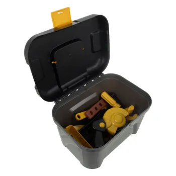 dziecięcy warsztat po rozłożeniu, gotowy do zabawy