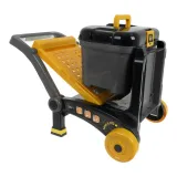 rączka i kółka umożliwiające łatwe przenoszenie warsztatu