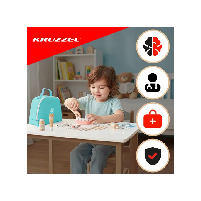 elementy zestawu ułożone w porządku, prezentacja do zdjęcia