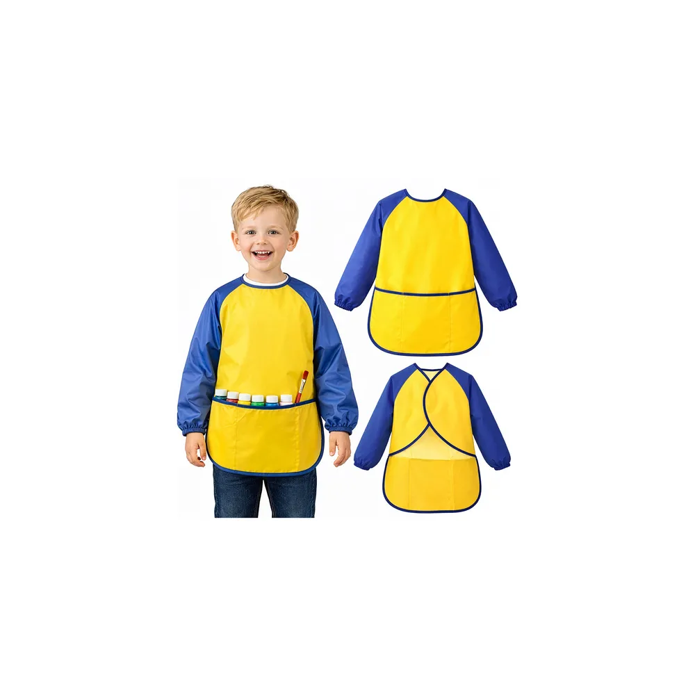 fartuszek ochronny dziecięcy w rozmiarze m na białym tle