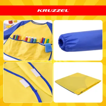 dziecięcy fartuszek ochronny widok z boku