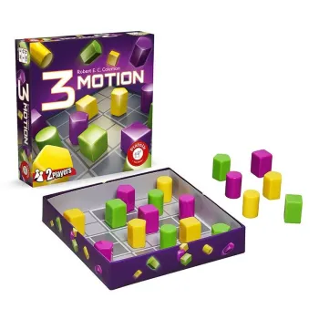 kolorowe elementy i plansza gry 3Motion PIATNIK w trakcie rozgrywki