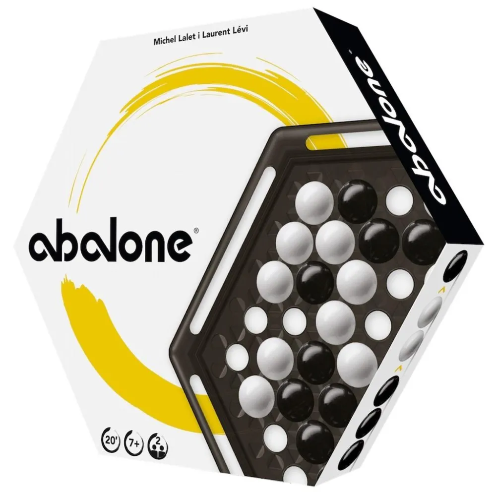 plansza abalone classic rebel z kulami w ukladzie poczatkowym