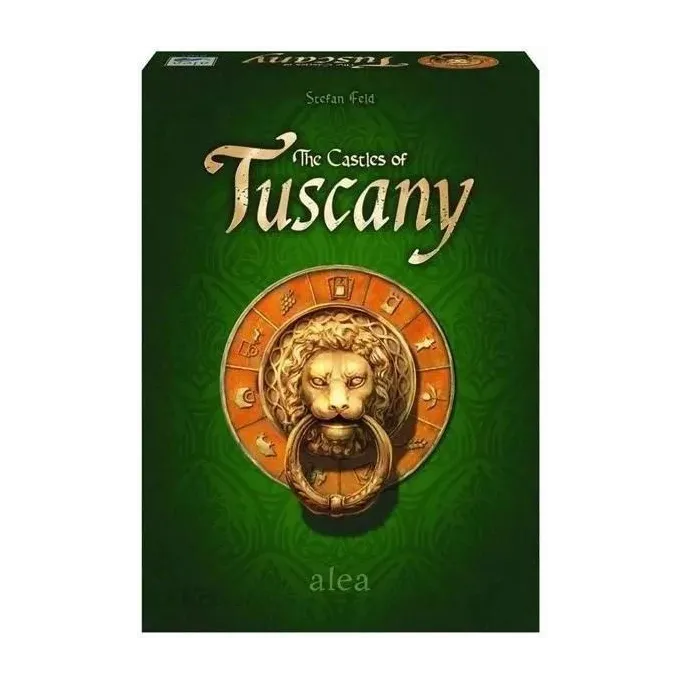 plansza gry Alea Zamki Toskanii z elementami podczas rozgrywki