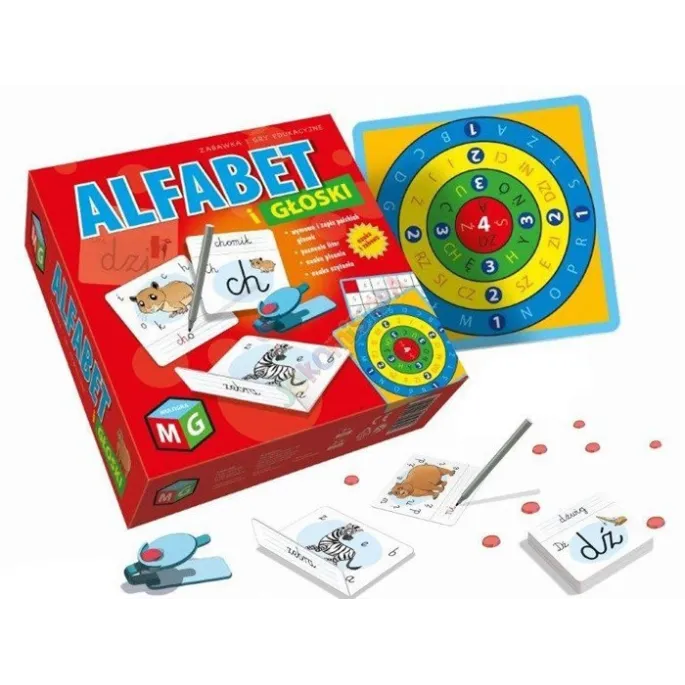 Kompletny zestaw układanki edukacyjnej z akcesoriami do gry