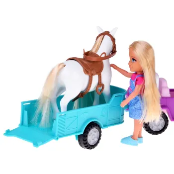 Zbliżenie na wszystkie elementy zestawu Ankiki podczas zabawy