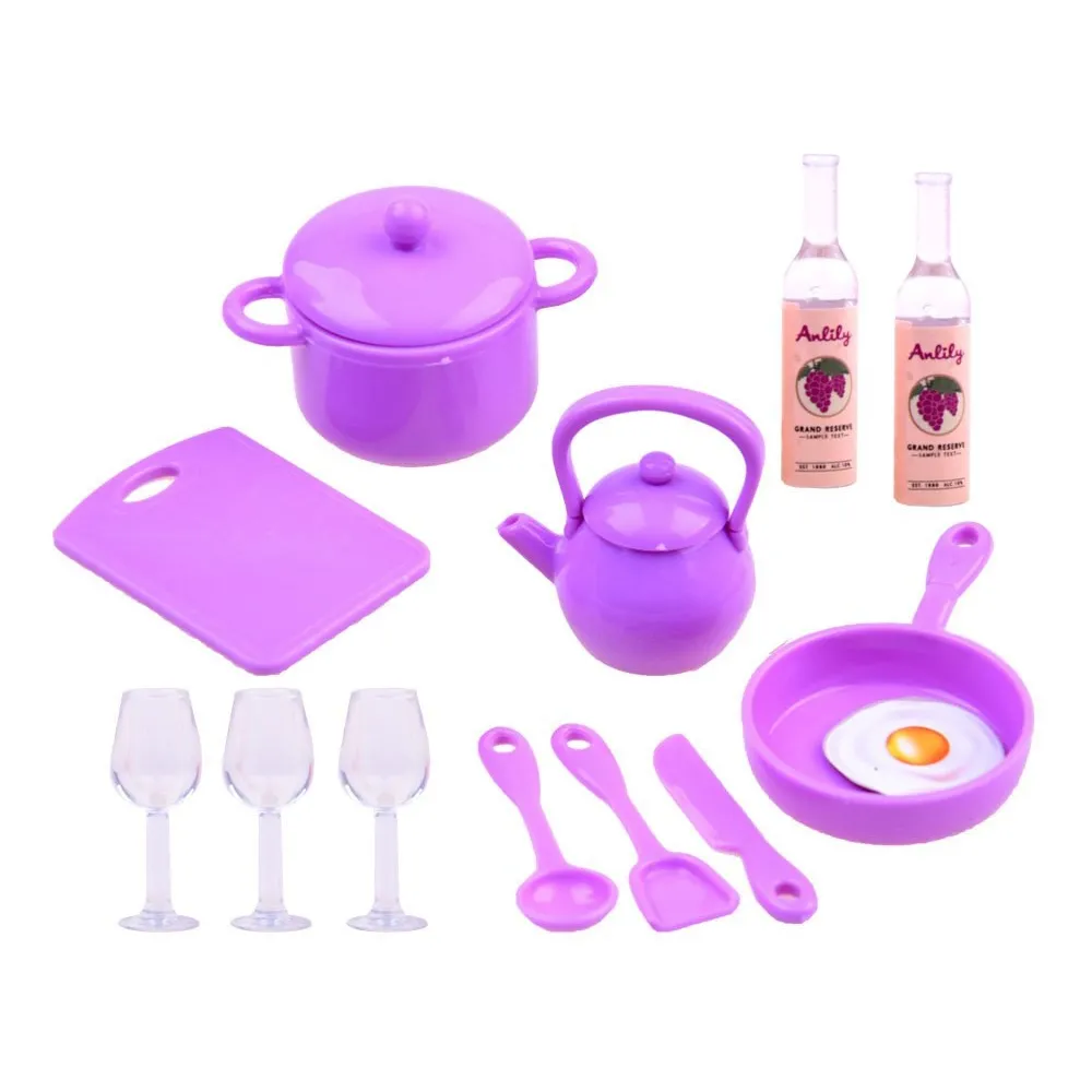 Realistyczne efekty dźwiękowe i świetlne w kuchni lalki