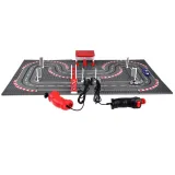 Zestaw start/meta i parking zbudowany z dołączonych klocków