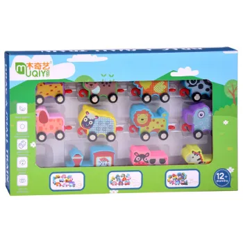 detal zaczepu umożliwiającego łączenie wagoników pociągu