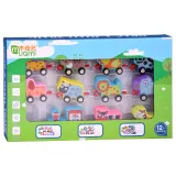 detal zaczepu umożliwiającego łączenie wagoników pociągu