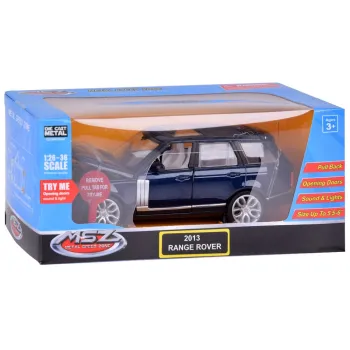 Detal na przód i maskę modelu klasycznego Range Rover