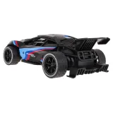 Szczegół opon i amortyzatorów z modelu autka metalowego Speed