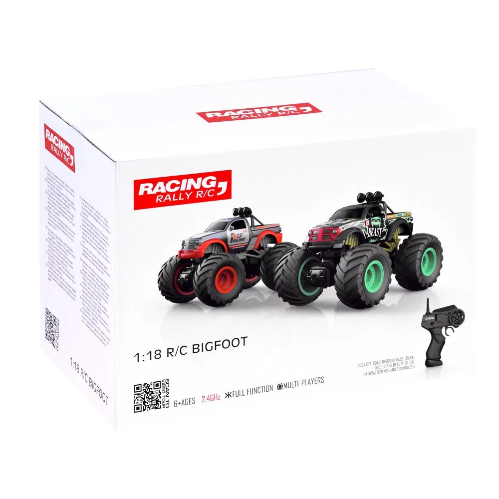 Zestaw: autko RC, pilot, ładowarka USB i akumulator Li-Ion 3,7V