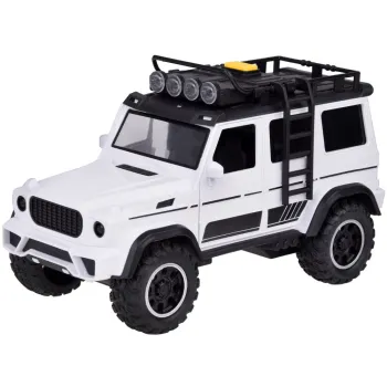 Autko terenowe OFF-ROAD gumowe opony dźwięki światło ZA5219