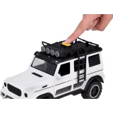 Profil pojazdu prezentujący białą karoserię z tworzywa