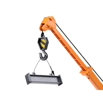 widok całego dźwigu toy z perspektywy dziecka