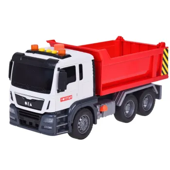 Auto Budowlane WYWROTKA Ruchomy kiper Gumowe koła Dźwięk + światło ZA5225