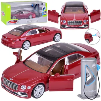 Model metalowego Bentley Flying Spur Hybrid widok z boku