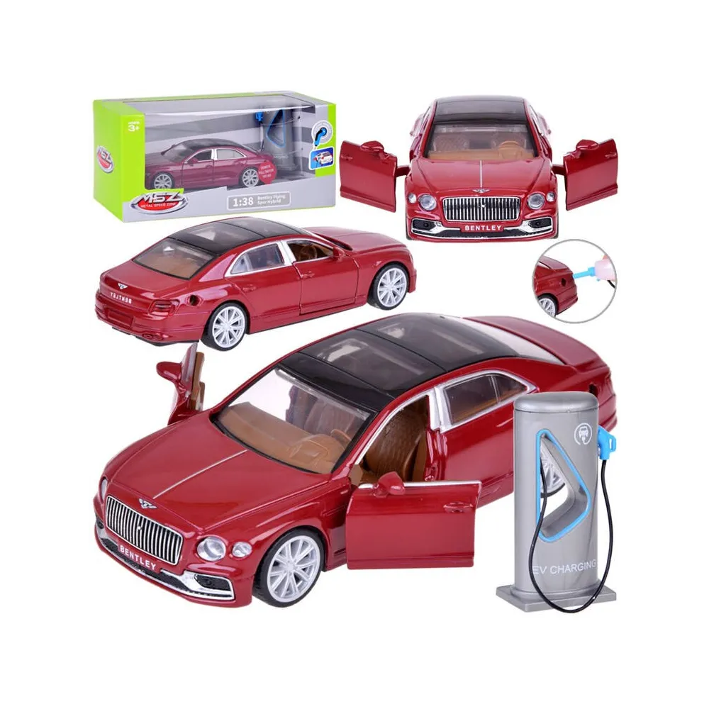 Model metalowego Bentley Flying Spur Hybrid widok z boku