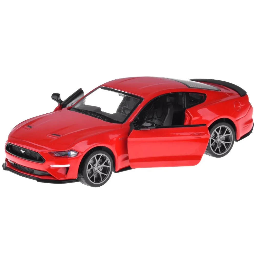 Detal gumowych kół metalowego auta Ford Mustang GT 1:34