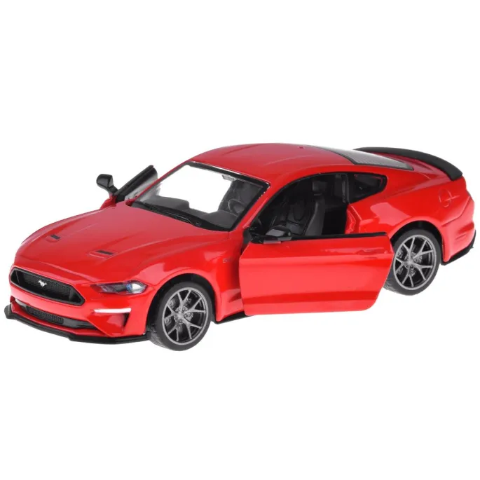 Detal gumowych kół metalowego auta Ford Mustang GT 1:34