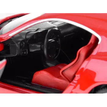 konsola ze świecącymi zegarami we wnętrzu modelu samochodu