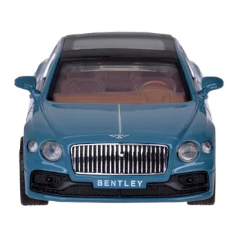 Detal na gumowych kołach modelu auta Bentley Flying Spur Hybrid