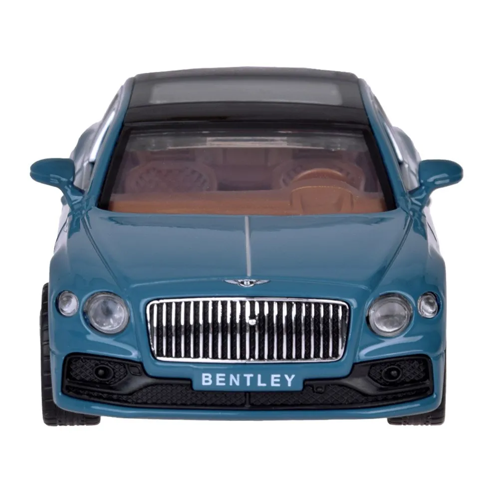 Detal na gumowych kołach modelu auta Bentley Flying Spur Hybrid