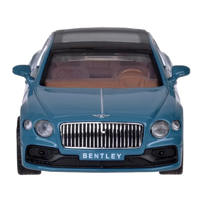 Detal na gumowych kołach modelu auta Bentley Flying Spur Hybrid
