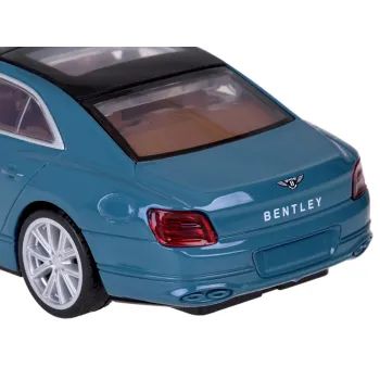 Metalowy model Bentley Flying Spur Hybrid z wyeksponowanymi detalami lamp