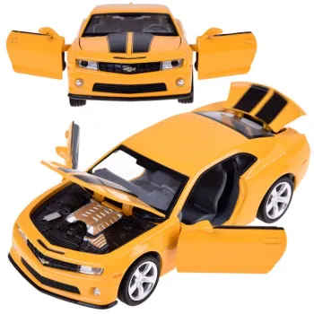 metalowy model chevrolet camaro ss 1:32 z otwartymi drzwiami z boku
