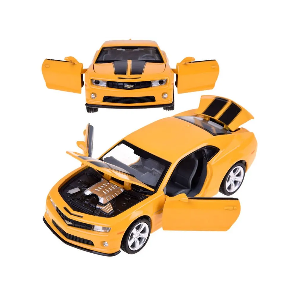 metalowy model chevrolet camaro ss 1:32 z otwartymi drzwiami z boku